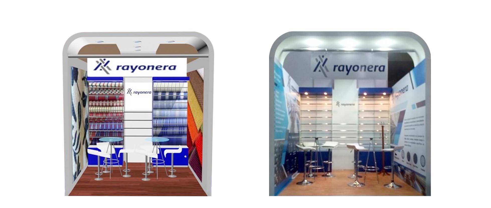 Espacio contratado por Rayonera en Expo Exintex en la CDMX montado por Expo IMD